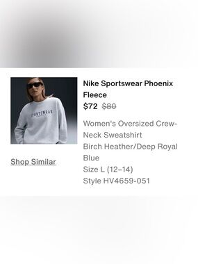 Nike Sportswear Phoenix
Fleece